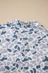 Abstract Animal Print Quarter Zip Kangaroo Pocket Pullover