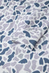 Abstract Animal Print Quarter Zip Kangaroo Pocket Pullover