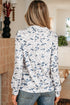 Abstract Animal Print Quarter Zip Kangaroo Pocket Pullover