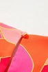 Abstract Blossoms Sleeveless Shift Dress