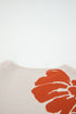 Abstract Botanical Print Boat Neck Knit Pullover Sweater