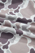 Abstract Camo Print Elastic Waist Drawstring Mini Skirt