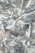 Abstract Camo Print Quarter Zip Kangaroo Pocket Pullover Sweatshirt