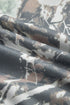 Abstract Camo Print Quarter Zip Kangaroo Pocket Pullover Sweatshirt