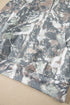 Abstract Camo Print Quarter Zip Kangaroo Pocket Pullover Sweatshirt