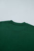 Abstract Dog Embroidered Round Neck Applique Sweater