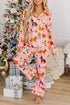 Abstract Dog Pattern Multi Piece Lounge Set