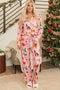 Abstract Dog Pattern Multi Piece Lounge Set