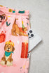 Abstract Dog Pattern Multi Piece Lounge Set