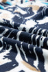 Abstract Feather Print Scoop Neck Tank Top