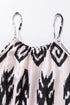 Abstract Geometric Pattern Sleeveless Flowy Maxi Dress