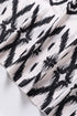 Abstract Geometric Pattern Sleeveless Flowy Maxi Dress