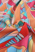 Abstract Geometric Print Relaxed Fit Button Up Shirt
