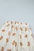 Abstract Gingerbread Print Paneled Long Sleeve Two Piece Lounge Set