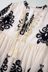 Abstract Print Fringe Tassel Bohemian Western Mini Dress