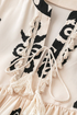 Abstract Print Fringe Tassel Bohemian Western Mini Dress