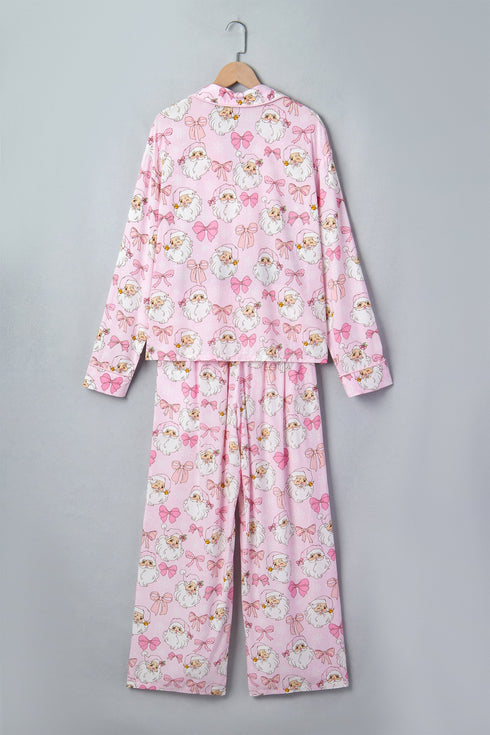 Abstract Print Full Length Long Sleeve Lounge Set