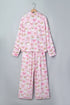 Abstract Print Full Length Long Sleeve Lounge Set