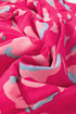 Abstract Print Puff Sleeve Tiered Mini Dress