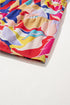 Abstract Print Ruffled Flutter Sleeve A-Line Mini Dress