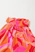 Abstract Printed High Neck Knotted Nape Sleeveless Maxi Dress