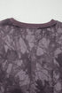Abstract Woodland Print Baggy Pullover Drawstring Short Sets