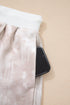 Abstract Woodland Print Balloon Sleeve Pullover Skort Two Piece Dress