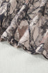 Abstract Woodland Print Long Sleeve Casual Short Set