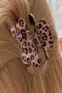 Acetate Bow Silhouette Patterned Hair Claw Clip
