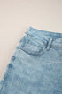 Acid Wash Denim Extra Wide Leg High Waist Jeans