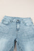 Acid Wash Denim Extra Wide Leg High Waist Jeans