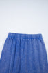 Acid Wash Star Applique Rolled Trim Pants Set