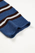 Acrylic Striped Pattern Drop Shoulder Button Cardigan