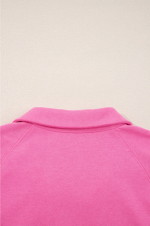Active Collared Pullover And Central Seam Pant Set