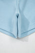 Active Loose Tee Drawstring Two Piece Short Sets