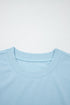 Active Loose Tee Drawstring Two Piece Short Sets