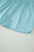 Active Mock Neck Half Sleeve Short Loungewear Set