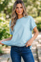 Active Stretch Cotton Round Neck Casual T Shirt