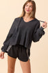 Active Varsity Striped Elastic Waist Athleisure Casual Shorts