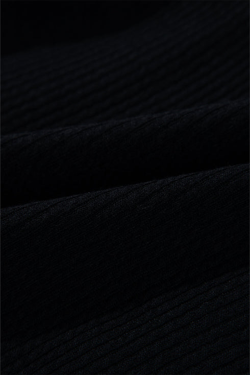 Casual Textured Corduroy Long Sleeve Button Down Jacket