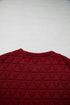 Adjustable Cuffs Round Neck Shift Tunic Blouse