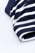 Adjustable Drawstring Blouson Hem Print Tankini Set