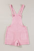 Adjustable Knot Strap Utility Pocket Denim Romper