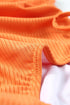 Adjustable Straps Ribbed Knit One Piece Swimsuit