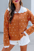 Peter Pan Collar Long Sleeve Knitwear Cardigan