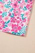 All Over Floral Print Frilled A Line Mini Dress