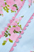 All Over Floral Print Rick Rack A Line Maxi Dress