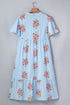 All Over Floral Print Rick Rack A Line Maxi Dress