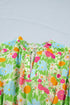 All Over Floral Print Smocked Puff Sleeve Maxi Dress