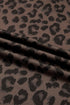 All Over Leopard Print Collared V Neck Mini Dress